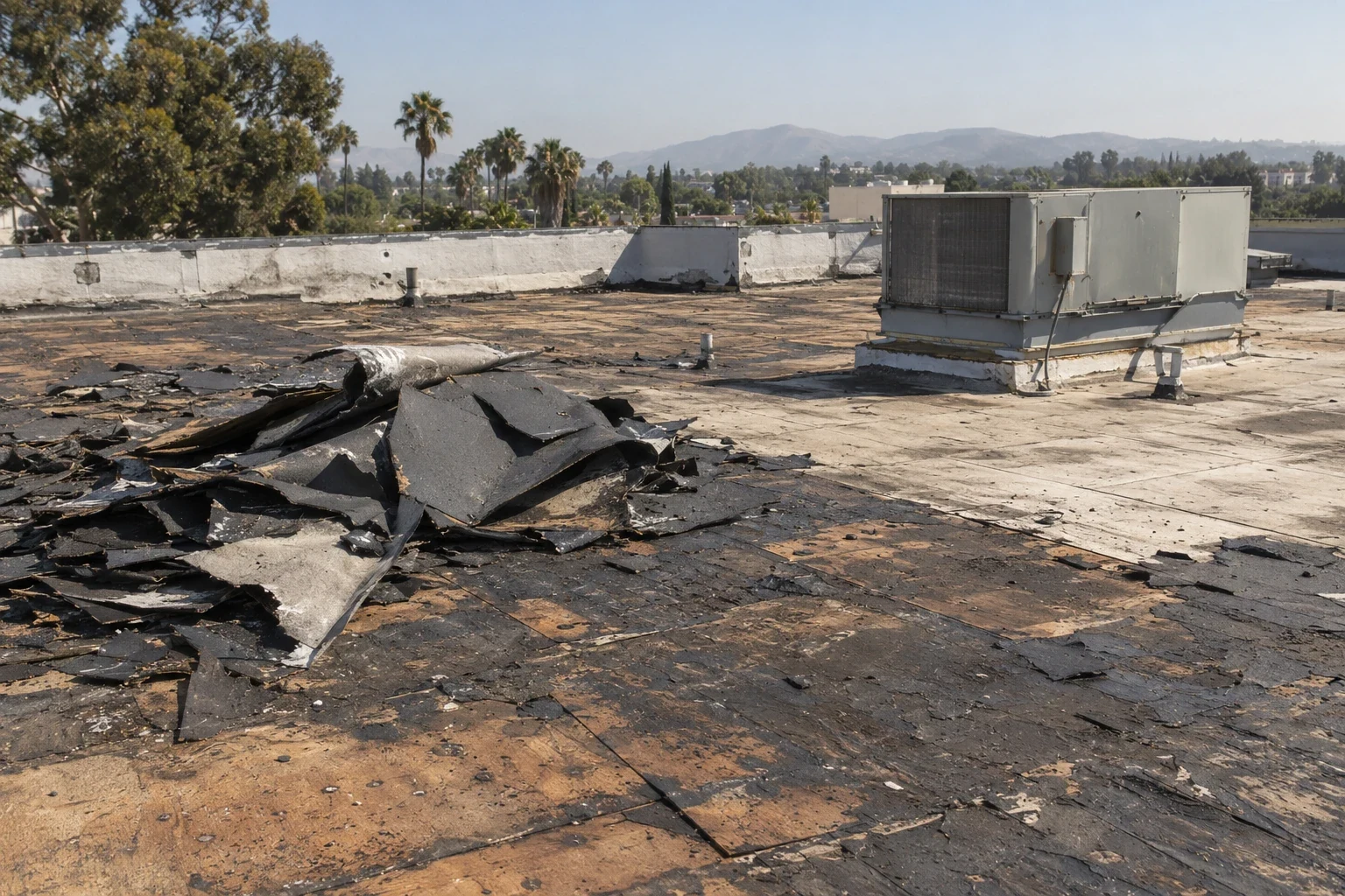 Commercial roof replacement in Modesto Commercial roof replacement in Modesto